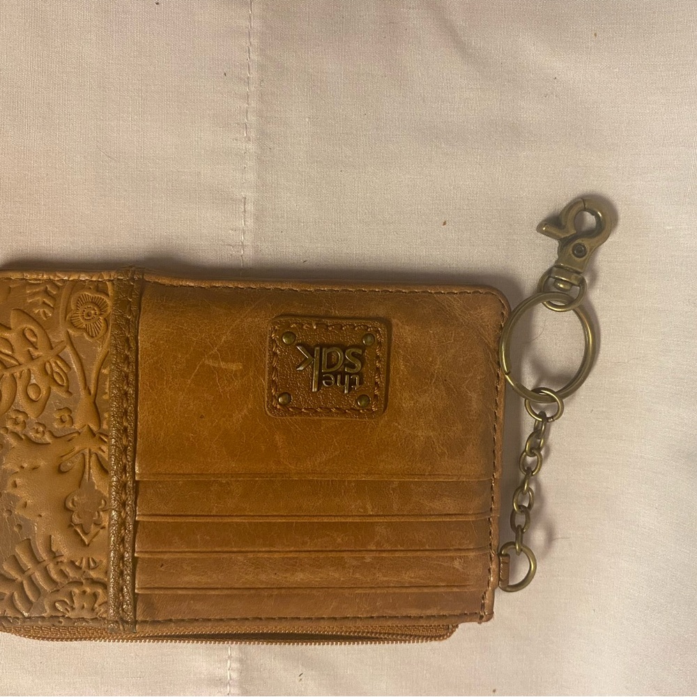 The Sak Brown Leather Coin Purse